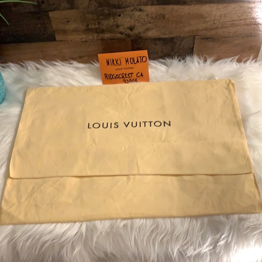Louis Vuitton large envelope dust-bag